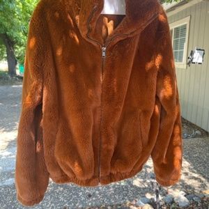 Splendid Olympia Plush Faux Fur Jacket